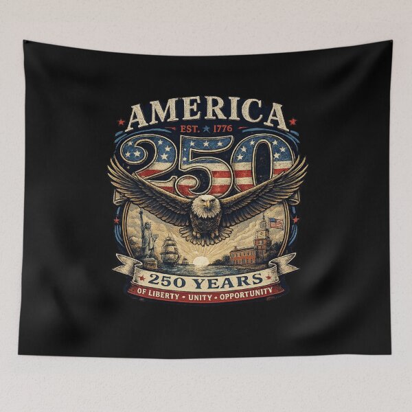 Item preview, America 250 Years of Liberty Patriotic Bald Eagle designed and sold by MotleyMethod.