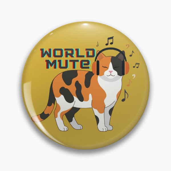 Item preview, Casimira: World Muted - Sensory Overload Headphones Sticker designed and sold by catastrocat.
