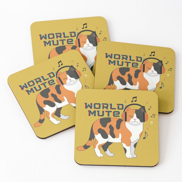 Item preview, Casimira: World Muted - Sensory Overload Headphones Sticker designed and sold by catastrocat.