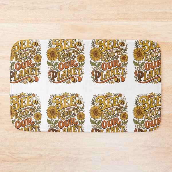 Item preview, Vintage 70s Bee Kind To Our Planet Retro Eco Activism designed and sold by PictoVibe.