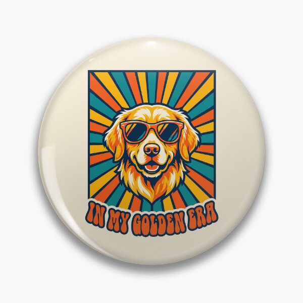 Item preview, In My Golden Era Retro Retriever Dog Sunglasses Graphic Tee 3 designed and sold by ChinkyCat Official.