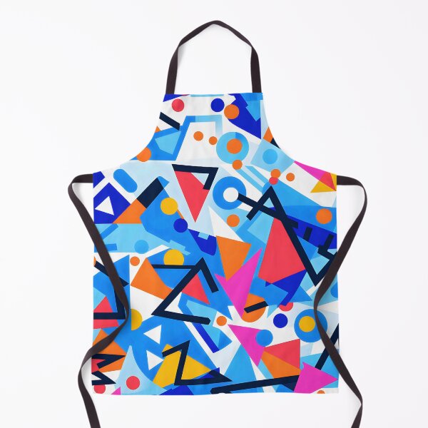 Item preview, Blue, White, And Red Accents Geometric Abstract Pattern designed and sold by DEC02.