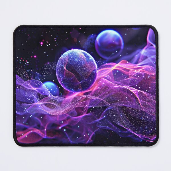 Item preview, Fantasy Sci-Fi Futuristic Floating Planets In Purple Pink designed and sold by DEC02.