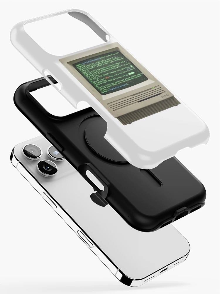 Thumbnail 2 of 4, iPhone Case, Python Programmer Terminal Script Automated Code Glitch IT designed and sold by PictoVibe.
