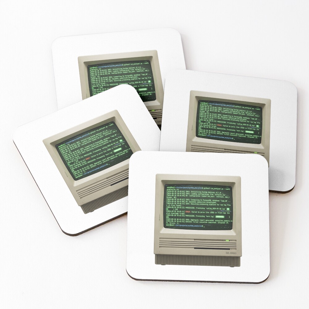 Item preview, Coasters (Set of 4) designed and sold by PictoVibe.