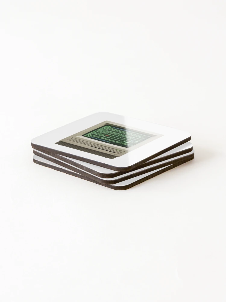 Thumbnail 4 of 5, Coasters (Set of 4), Python Programmer Terminal Script Automated Code Glitch IT designed and sold by PictoVibe.