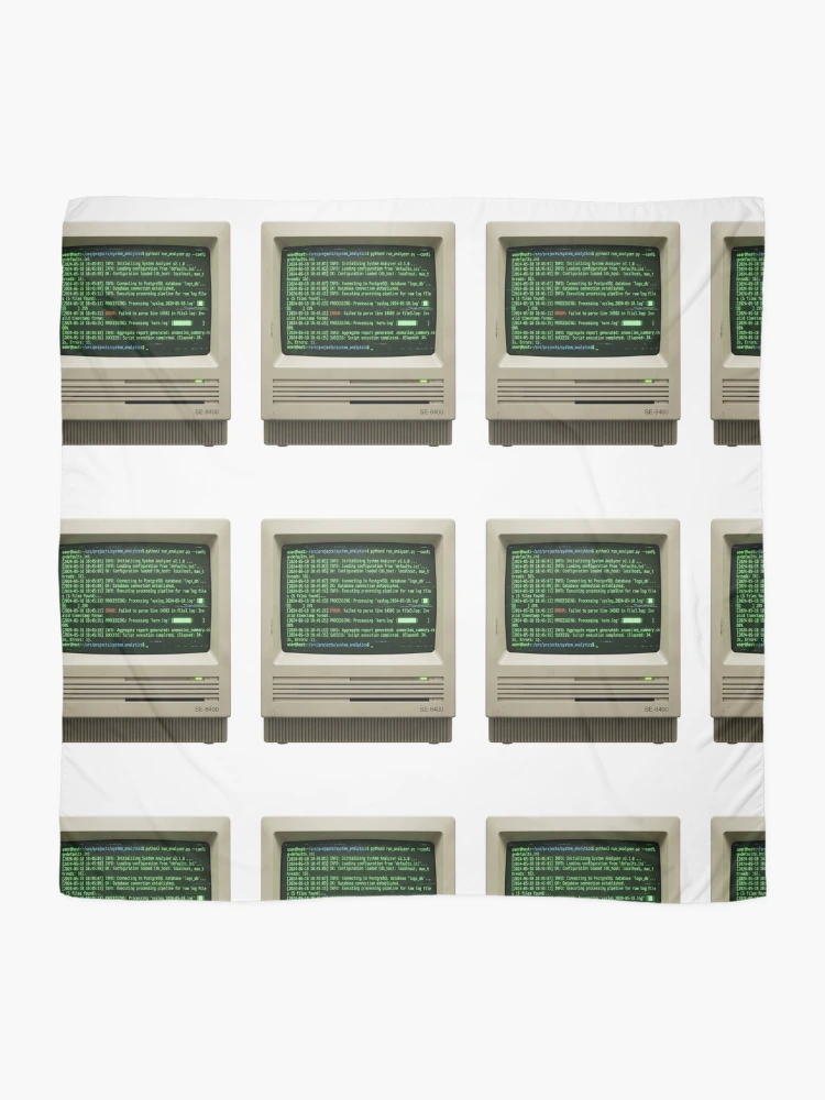 Thumbnail 2 of 3, Scarf, Python Programmer Terminal Script Automated Code Glitch IT designed and sold by PictoVibe.