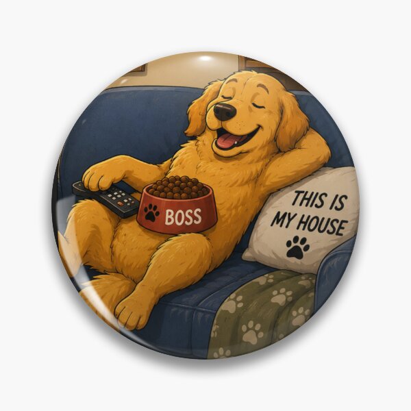 Item preview, Doggy Style | Funny Dog Boss Cartoon | Work From Home Dog Comic designed and sold by WhatASunShine.
