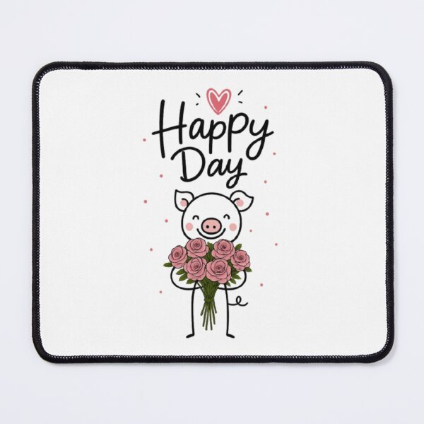 Item preview, Happy Pig  designed and sold by Snurly.