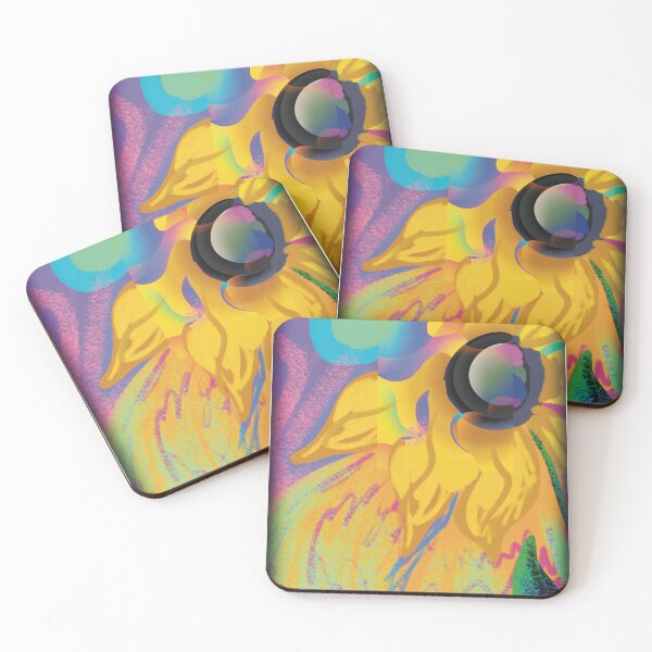 Item preview, Sunflower in a wheat field designed and sold by Static.Alien.