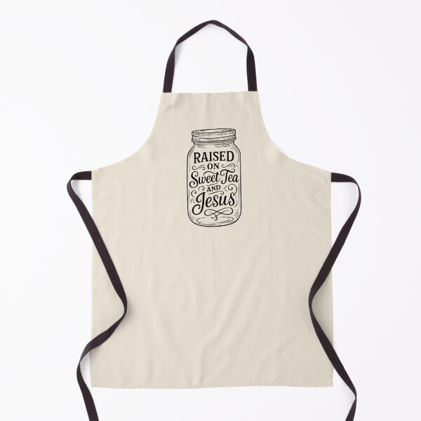 Item preview, Raised On Sweet Tea And Jesus Shirt | Southern Farmhouse Faith Tee | Rustic Country Christian Design designed and sold by Little Foot Farm Merch Shop.