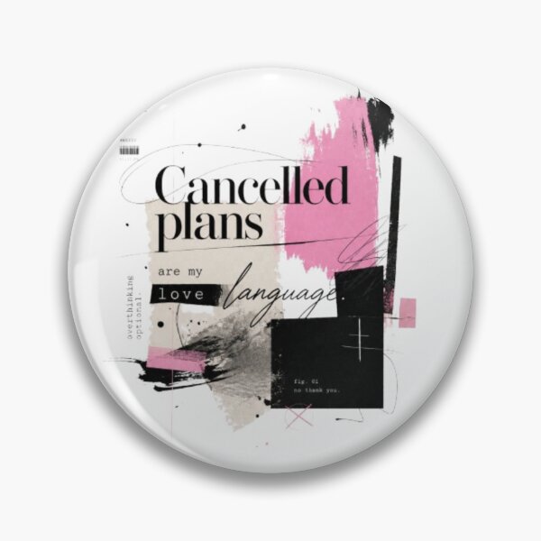 Item preview, Cancelled Plans Quote Collage designed and sold by tmoca.