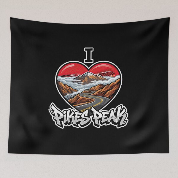 Item preview, Pikes Peak I Love Pikes Peak Famous Motorsport Road Graphic designed and sold by enzoade.