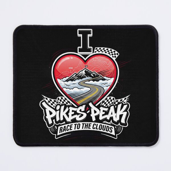 Item preview, Pikes Peak I Love Pikes Peak Adventure Rider Mountain Design designed and sold by enzoade.