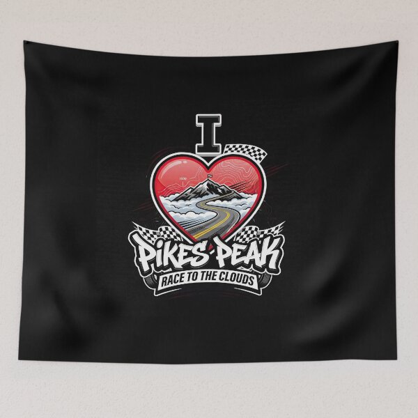 Item preview, Pikes Peak I Love Pikes Peak Adventure Rider Mountain Design designed and sold by enzoade.