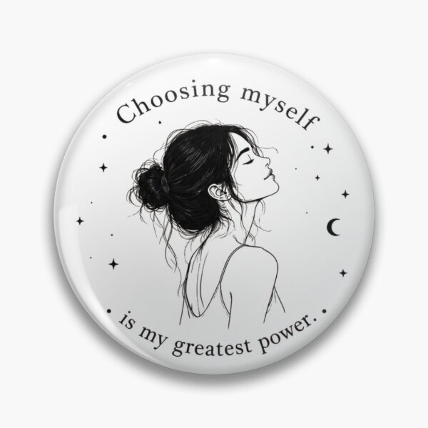 Item preview, Choosing Myself Is My Greatest Power – Self Love Quote designed and sold by MotivArtes.