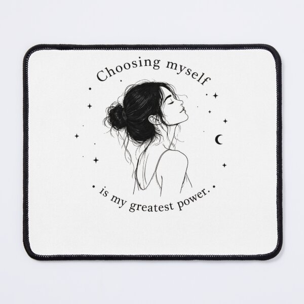 Item preview, Choosing Myself Is My Greatest Power – Self Love Quote designed and sold by MotivArtes.