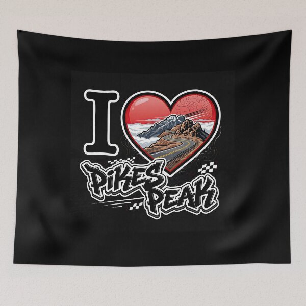 Item preview, Pikes Peak I Love Pikes Peak Racing Heritage Artwork designed and sold by enzoade.
