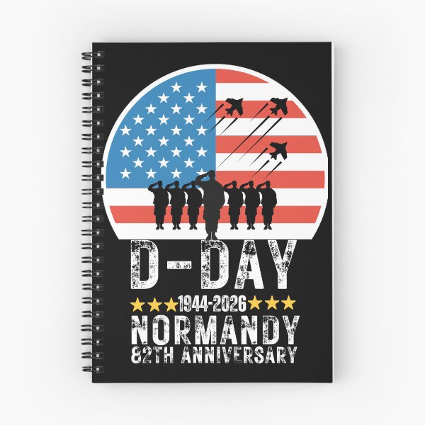 Item preview, D-Day 82nd Anniversary Operation Overlord Normandy 1944 Historical Tribute designed and sold by BOUCHERIT amine.
