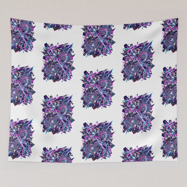 Item preview, Glitch Art Fractal Abstract Geometric Tracking Video Error designed and sold by PictoVibe.