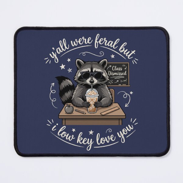 Item preview, Yall Were Feral But I Low Key Love You Raccoon Tee 2 designed and sold by ChinkyCat Official.