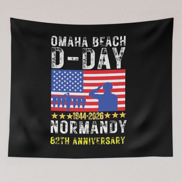 Item preview, D-Day 82nd Anniversary Operation Overlord Normandy 1944 Historical Tribute designed and sold by BOUCHERIT amine.