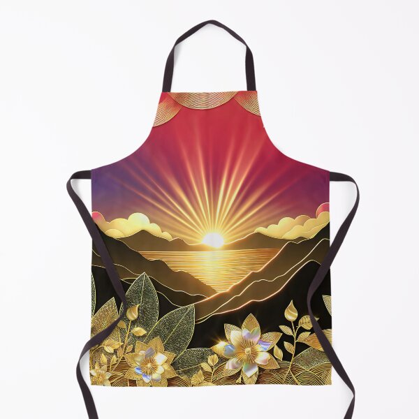 Item preview, Luxurious Mountain Sunset Over Lake Stylized Digital Art designed and sold by DEC02.