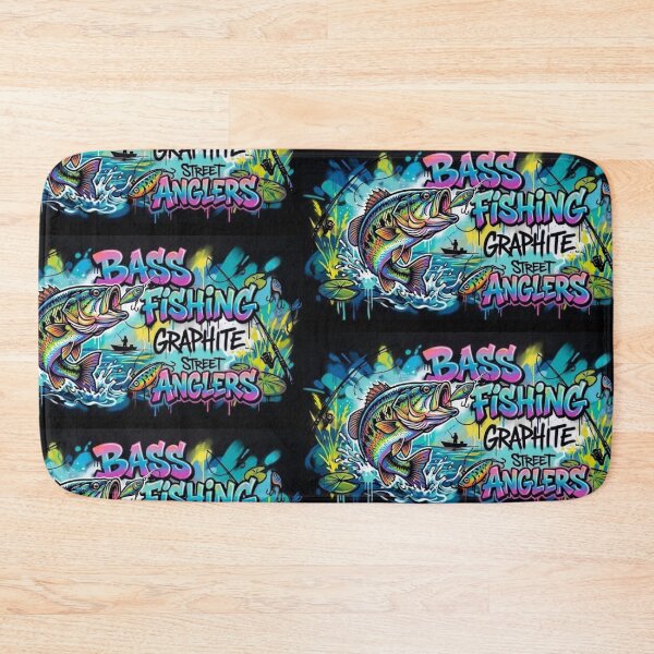 Item preview, Bass Fishing Graffiti Street Angler Art designed and sold by NewCreationLabs.