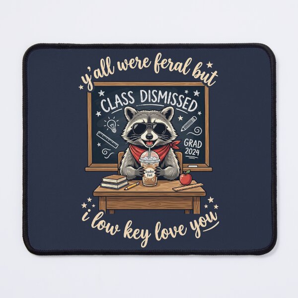 Item preview, Yall Were Feral But I Low Key Love You Raccoon Tee 4 designed and sold by ChinkyCat Official.