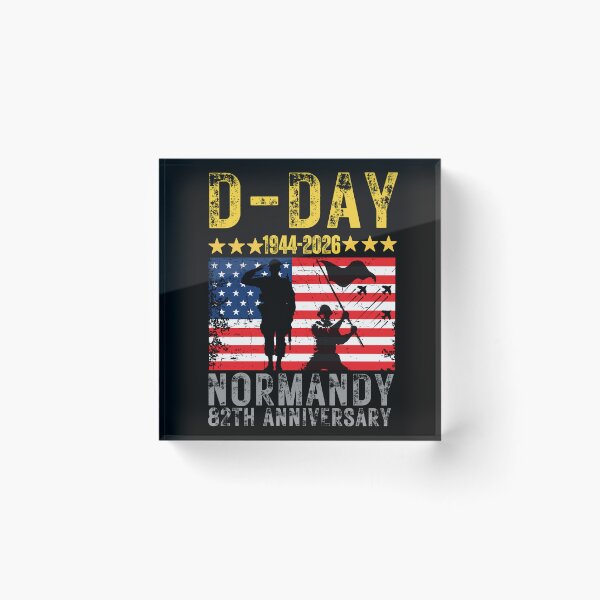 Item preview, D-Day 82nd Anniversary Operation Overlord Normandy 1944 Historical Tribute designed and sold by BOUCHERIT amine.
