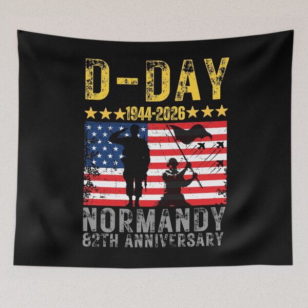 Item preview, D-Day 82nd Anniversary Operation Overlord Normandy 1944 Historical Tribute designed and sold by BOUCHERIT amine.