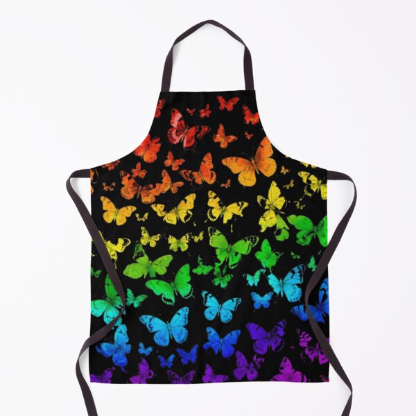 Item preview, Rainbow Butterfly Garden | Vibrant Neon Pattern designed and sold by Rawafi Art Studio.