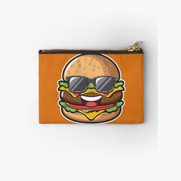Item preview, Kawaii Hamburger – Cute Happy Burger Cartoon Design designed and sold by MerlinWear.