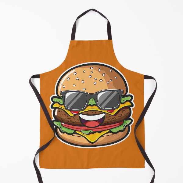 Item preview, Kawaii Hamburger – Cute Happy Burger Cartoon Design designed and sold by MerlinWear.