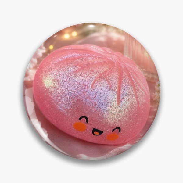 Item preview, Pink glitter dumpling squishie designed and sold by VultraVi.