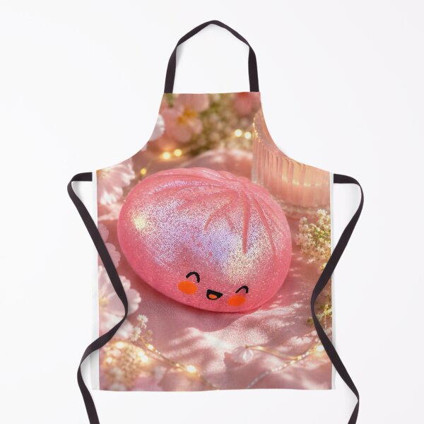 Item preview, Pink glitter dumpling squishie designed and sold by VultraVi.