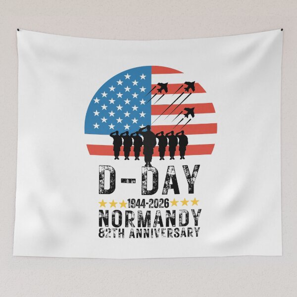 Item preview, D-Day 82nd Anniversary Operation Overlord Normandy 1944 Historical Tribute designed and sold by BOUCHERIT amine.