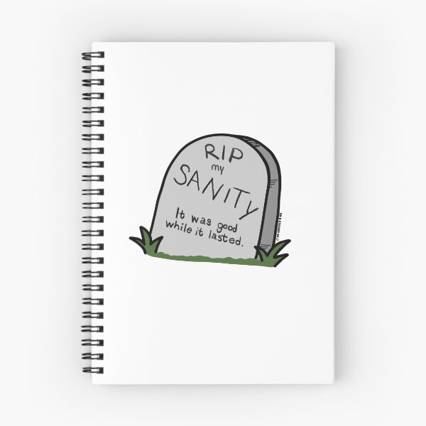 Item preview, RIP Sanity | Funny Perimenopause + Menopause Humor Sticker designed and sold by Dr. B Sticker Rx.