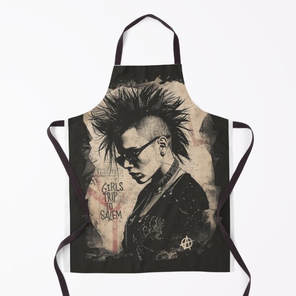 Item preview, Girls Trip to Salem Punk Mohawk - Spooky Grunge Alternative designed and sold by ERODED SELF.