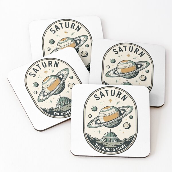 Item preview, Vintage Saturn The Ringed Giant Space Badge designed and sold by k3rstman1.
