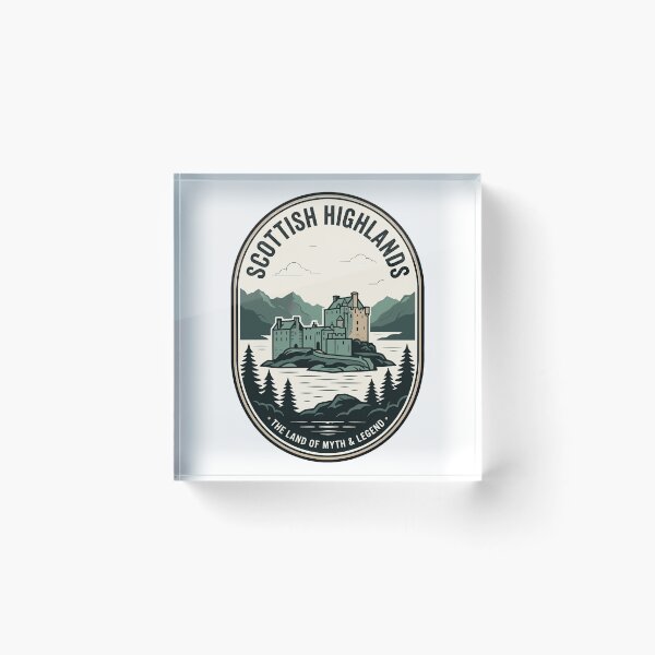 Item preview, Scottish Highlands Vintage Castle Loch Travel Badge designed and sold by k3rstman1.