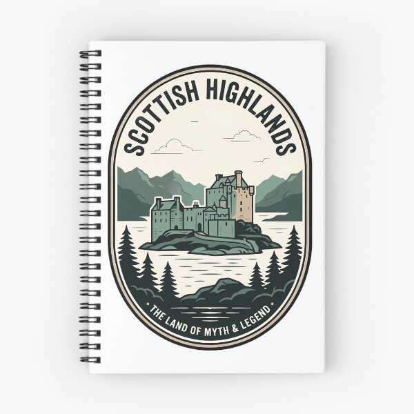 Item preview, Scottish Highlands Vintage Castle Loch Travel Badge designed and sold by k3rstman1.