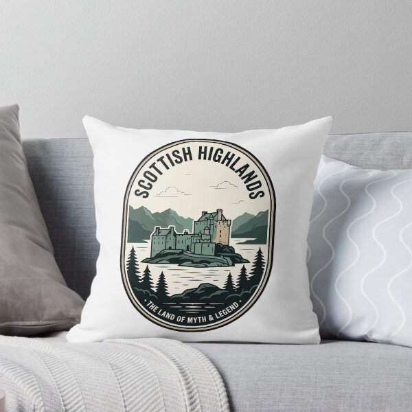 Item preview, Scottish Highlands Vintage Castle Loch Travel Badge designed and sold by k3rstman1.