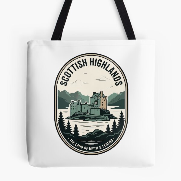 Item preview, Scottish Highlands Vintage Castle Loch Travel Badge designed and sold by k3rstman1.