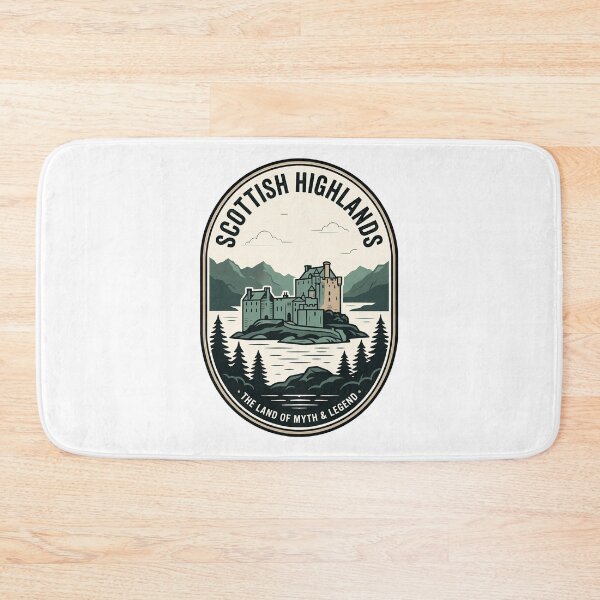Item preview, Scottish Highlands Vintage Castle Loch Travel Badge designed and sold by k3rstman1.