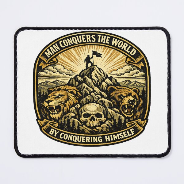 Item preview, Conquer Yourself Conquer the World designed and sold by Dresut.