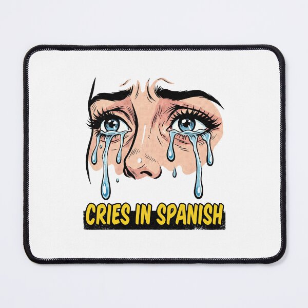 Item preview, Cries in Spanish Funny Telenovela Drama Comic Pop Art designed and sold by PictoVibe.