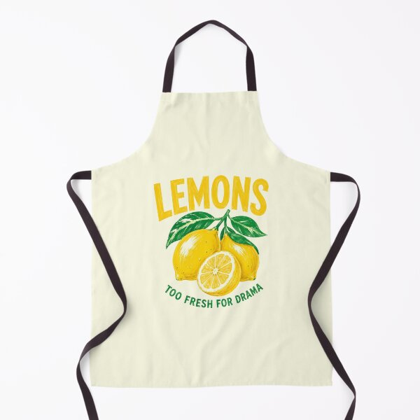 Item preview, Too Fresh for Drama Lemon Illustration | Funny Tropical Design designed and sold by Islabonita..
