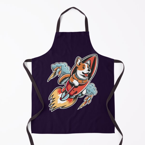 Item preview, Puppy in a Rocket – Cute Space Dog Adventure Design designed and sold by MerlinWear.