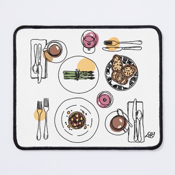 Item preview, Bistro Lunch Table Scene Line Art designed and sold by Evil B Creative.